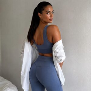 Crondall high-waist legging — Cycle Shorts and Leggings by FITS LIKE. worn by a model.