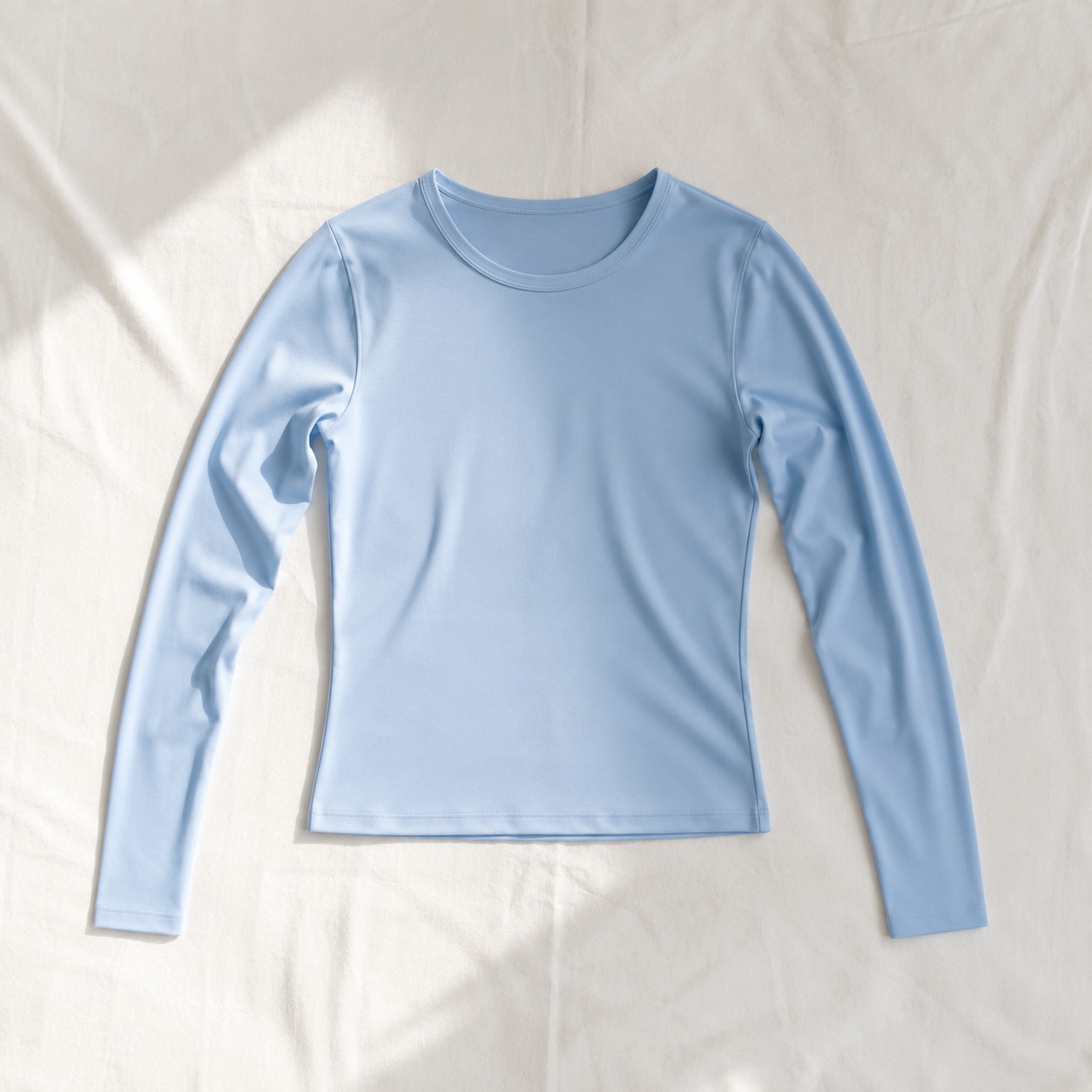 Churt crew-neck long-sleeve base layer — Long-Sleeve Base Layers by FITS LIKE. product photograph on a white background.