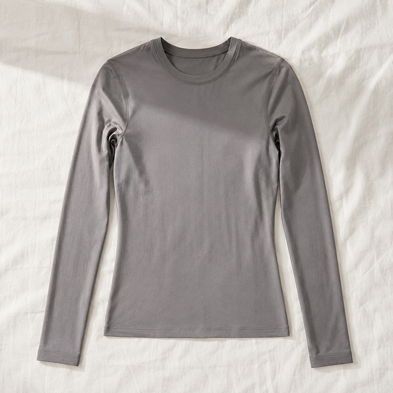 Ewshot crew-neck long-sleeve base layer — Long-Sleeve Base Layers by FITS LIKE. product photograph on a white background.