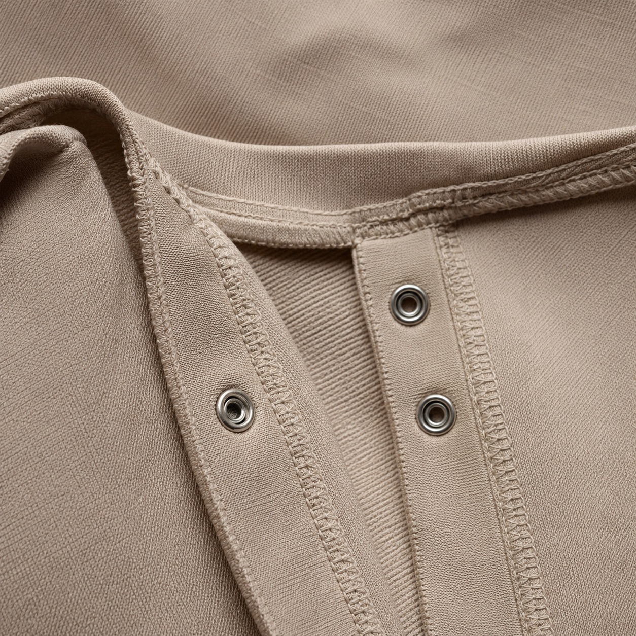 Weydon long-sleeve base layer bodysuit — Long-Sleeve Base Layers by FITS LIKE. close detail of the fabric and finish.