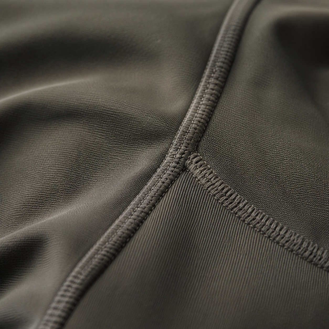 Crondall crew-neck long-sleeve base layer — Long-Sleeve Base Layers by FITS LIKE. close detail of the fabric and finish.
