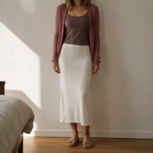Runfold seamless under-layer skirt — Seamless Layers by FITS LIKE. worn by a model.