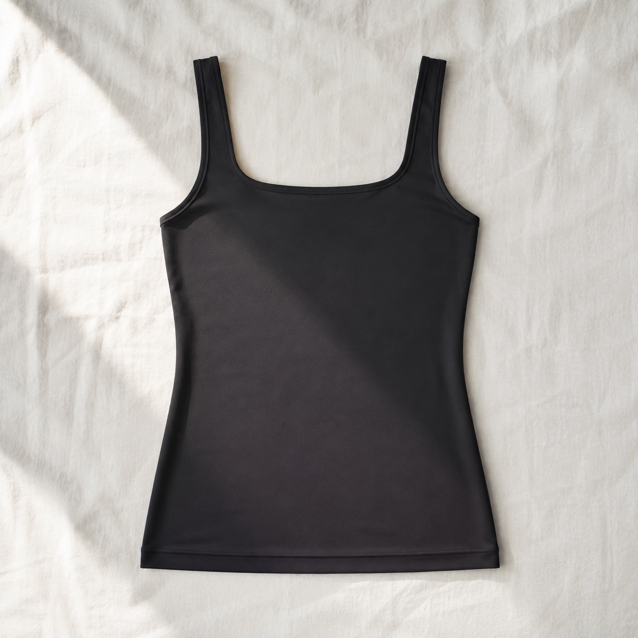 Farnham square-neck sculpt tank — Sculpt Tanks by FITS LIKE. product photograph on a white background.